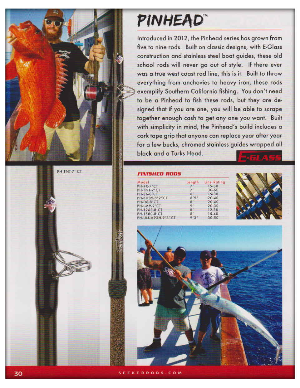 Seeker Rods - Jim's Custom Fishing Rods 661 350-0444
